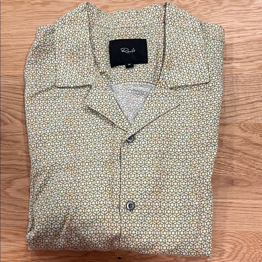 Rails Short Sleeve Patterned Button Down